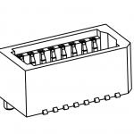 单槽0.8板对板母座合高4.5